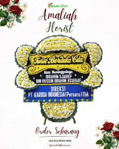 Papan Bunga Duka di Sakti
