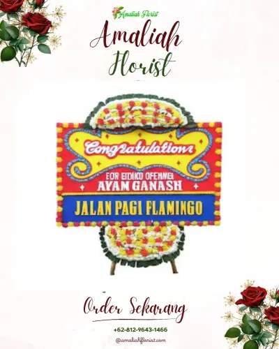 Bunga Papan Congratulation di Sakti
